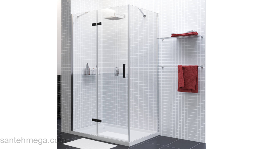 Душевой уголок WASSERKRAFT Aller 10H06L BLACK MATT. Фото