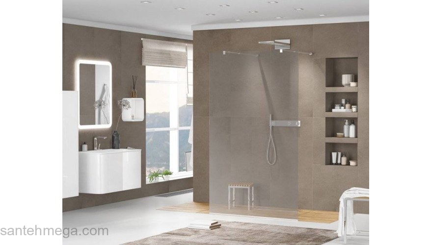 Душевая перегородка CEZARES Liberta LIBERTA-L-2-80-GR-Cr