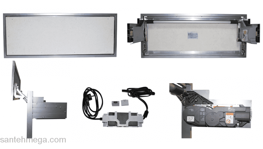 Люк ревизионный под плитку LYUKER LBE 40/90. Фото