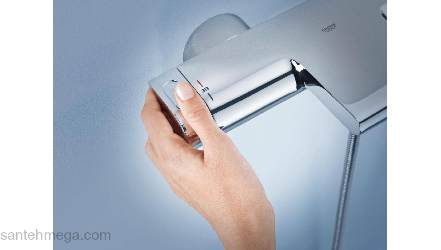 Термостатический смеситель для ванны GROHE Grohtherm 2000 34174001. Фото