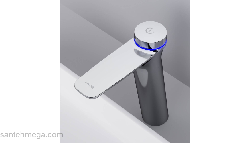 Смеситель для раковины TouchReel электронный высокий, с донным клапаном AM.PM Inspire 2.0 F50A93400. Фото