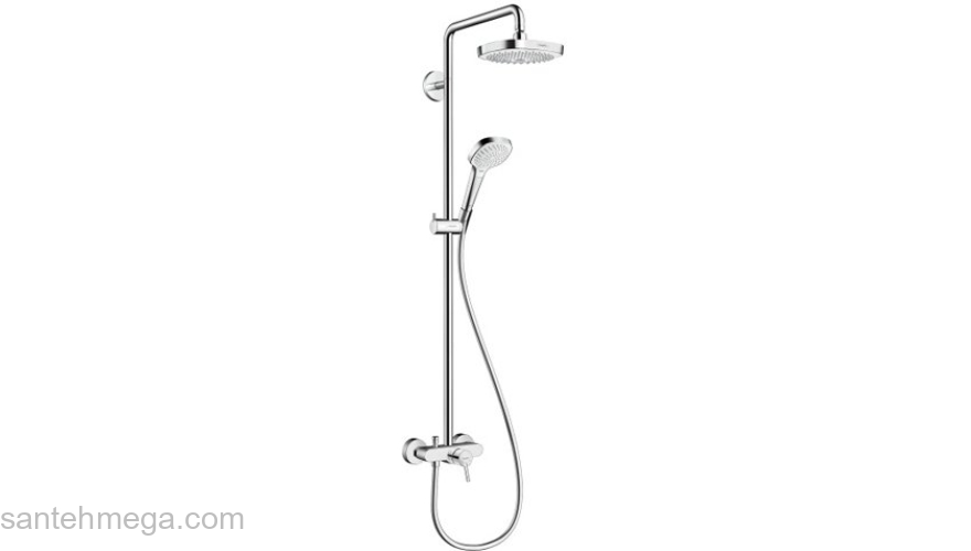 Душевая стойка Hansgrohe Croma Select E 2jet 27258400. Фото