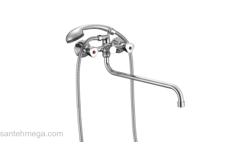 Смеситель для ванны с длинным изливом Tring Milardo TRISB02M10. Фото