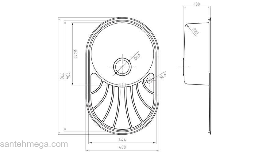 Кухонная мойка IDDIS Suno SUN77SRi77K. Фото