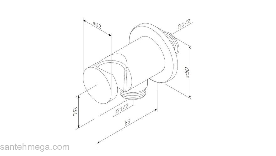 Шланговое подсоединение с держателем AM.PM AM.PM F0602100. Фото