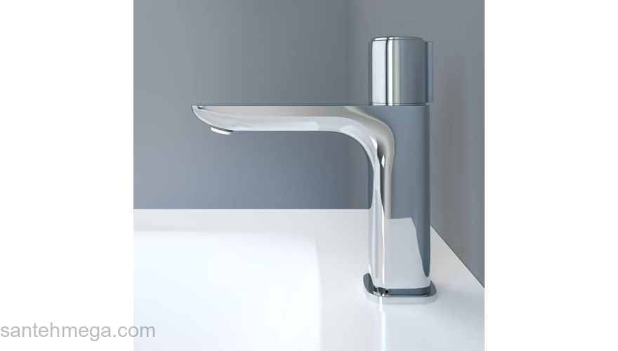 Смеситель для умывальника с инновационным управлением Push Control Slide IDDIS SLISBBTi01. Фото