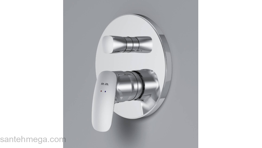 Смеситель для ванны и душа, монтируемый в стену AM.PM Spirit 2.1 F71A85000. Фото