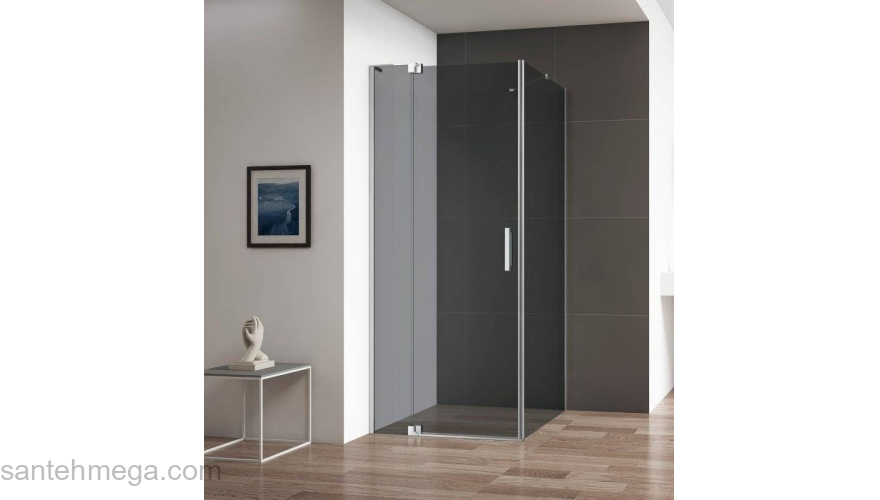 Душевой угол CEZARES Slider SLIDER-AH-1-90-90/100-GRIGIO-Cr. Фото