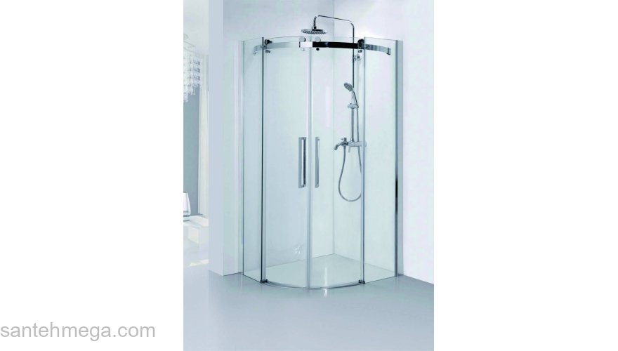 Душевое ограждение AZARIO Ottawa 90х90 AZ-NKE2142 900 Chrome. Фото