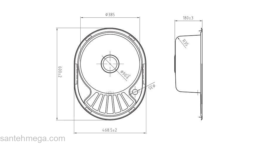 Кухонная мойка IDDIS Suno SUN60PRi77K. Фото