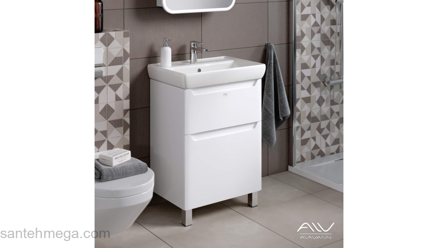 Тумба напольная с раковиной ALAVANN Lana 60. Фото
