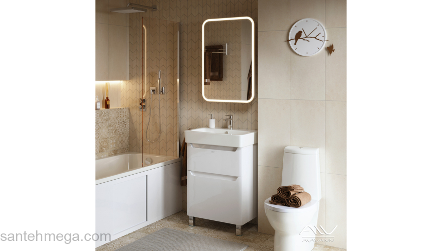 Тумба напольная с раковиной ALAVANN Lana 60. Фото