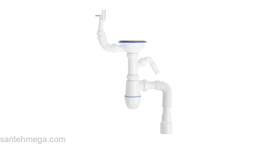 Мойка с сифоном арт. S11UPS0i84 нерж. сталь шелк D505 Suno S IDDIS SUN50S0i77S. Фото