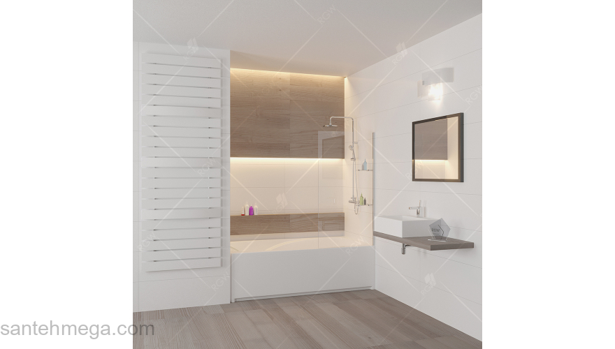 Шторка на ванну RGW SCREENS SC-54 03115408-11 80 см. Фото