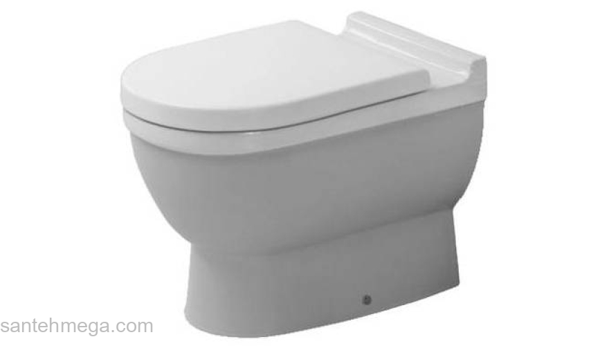 Унитаз напольный под скрытый бачок DURAVIT STARCK 3 0124090000. Фото