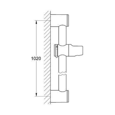 Душевая штанга GROHE Relexa 28621000 1000 мм. Фото