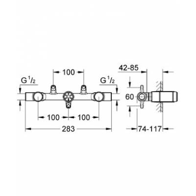 Встраиваемый механизм GROHE Ondus 29025000. Фото