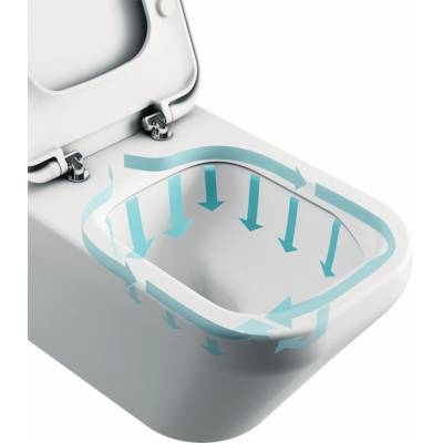 Унитаз напольный IDEAL STANDARD Tesi Aquablade T008201. Фото