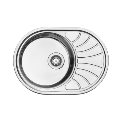 Мойка с сифоном арт. S11UPS0i84 нерж. сталь шелк 650*460 Suno S IDDIS SUN65SDi77S. Фото