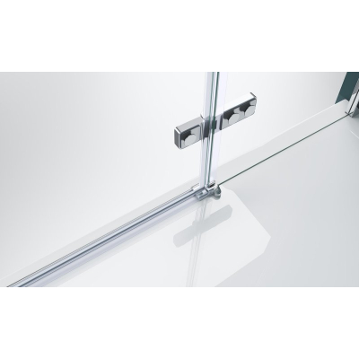Душевая дверь BELBAGNO KRAFT-B-12-60/40-C-Cr-R. Фото