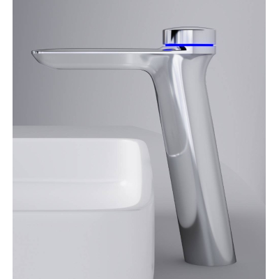 Смеситель для раковины TouchReel электронный высокий, с донным клапаном AM.PM Inspire 2.0 F50A93400. Фото