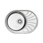 Мойка с сифоном арт. S11UPS0i84 нерж. сталь шелк 650*460 Suno S IDDIS SUN65SDi77S. Фото