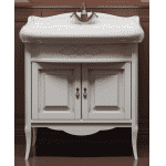 Тумба с раковиной напольная OPADIRIS Лоренцо 80 белый. Фото