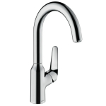 Кухонный смеситель однорычажный, 220, 1jet Hansgrohe 71802000, хром. Фото