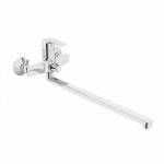 Смеситель для ванны с длинным изливом и керамическим дивертором Ray Iddis RAYSBL2i10WA. Фото