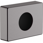 Держатель гигиенических пакетов AddStoris Hansgrohe 41773340, шлифованный черный хром для ванной комнаты. Фото